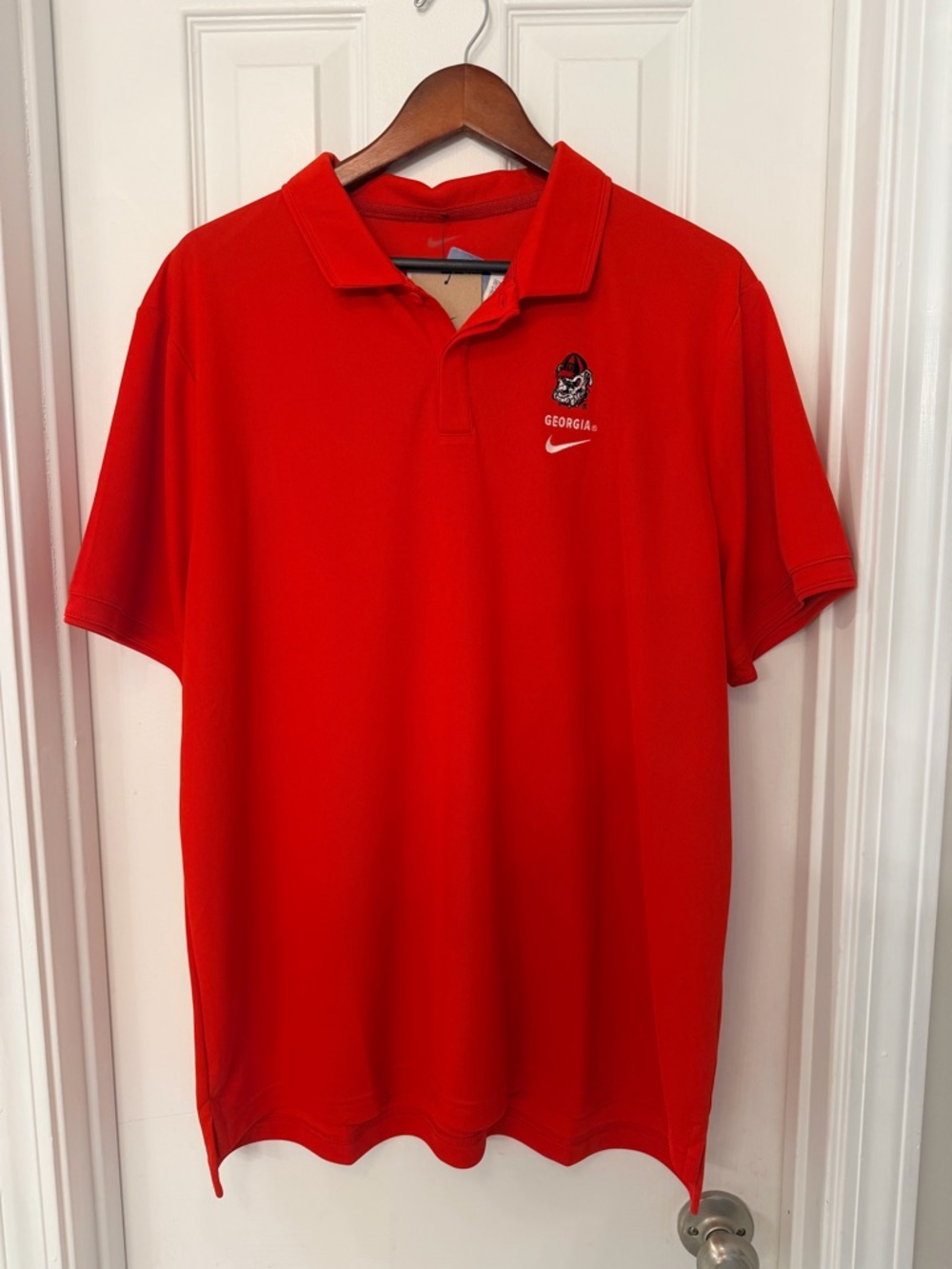 NWT Nike Men’s Dri-FIT Georgia Bulldogs Red Polo Shirt